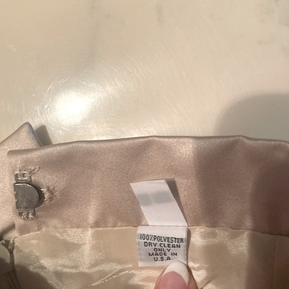 SUPER SLEEK 3 PC SUIT&GORGEOUS W/LACE BOUSTIERRE,SATIN SKIRT;CHIC BOLERO JACKET - Picture 11 of 12